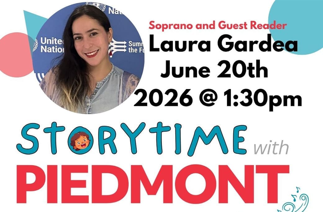 When and Where Are the 2026 Piedmont Opera Storytime Events?